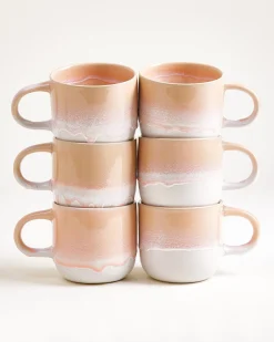 Coimbra Tasse groß apricot 6er-Set