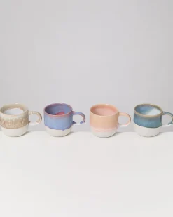 Coimbra Tasse groß Pastel Flow mix 4er-Set