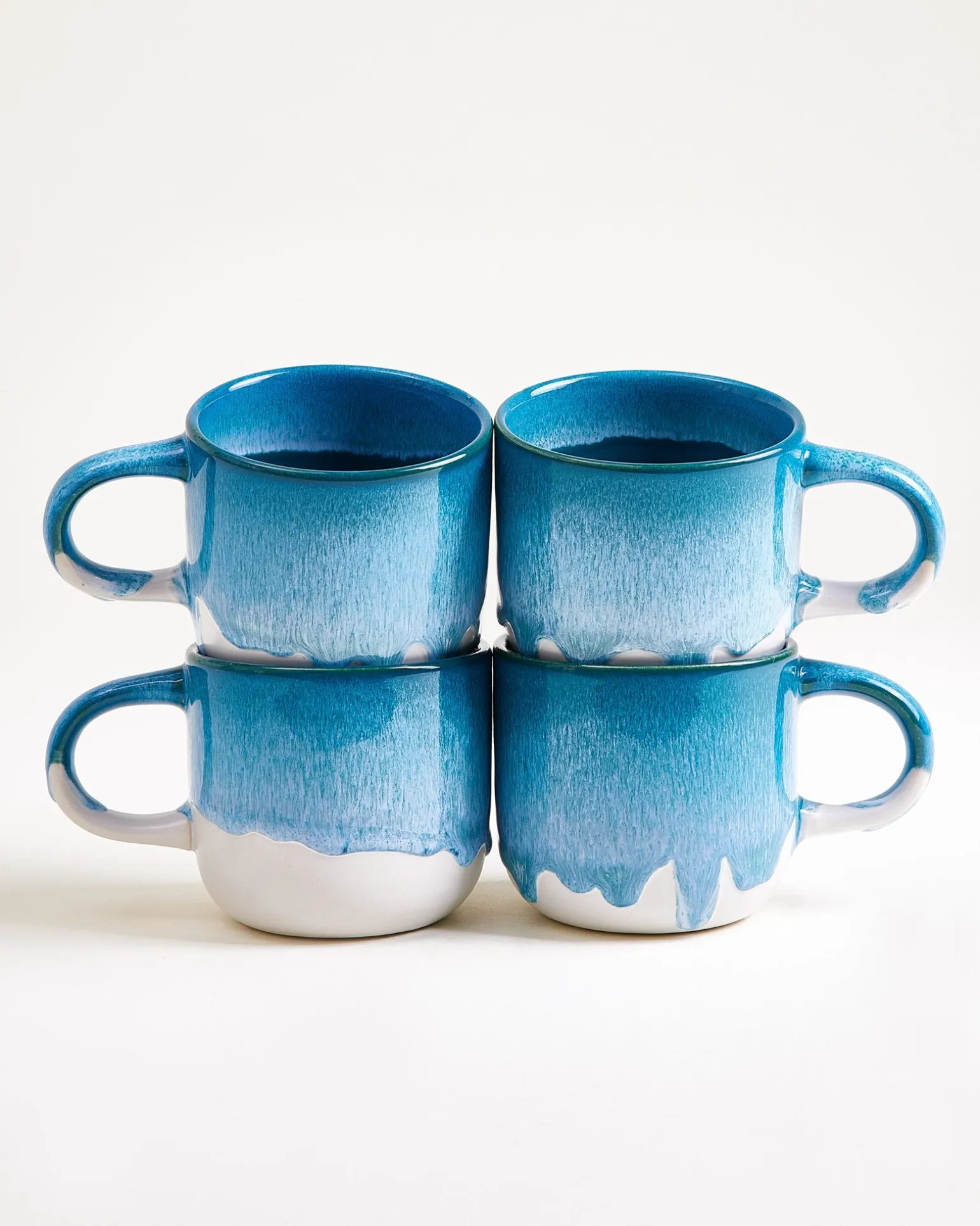 Coimbra Tasse groß türkis 4er-Set