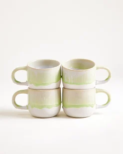 Coimbra Tasse klein pastellgrün 4er-Set