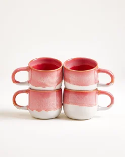 Coimbra Tasse klein pink 4er-Set