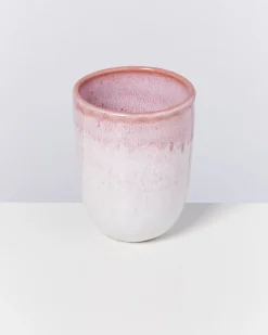 Copa Alto Becher groß rosa weiß 4er-Set