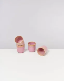 Copa Alto Becher klein gelb rosé 4er-Set