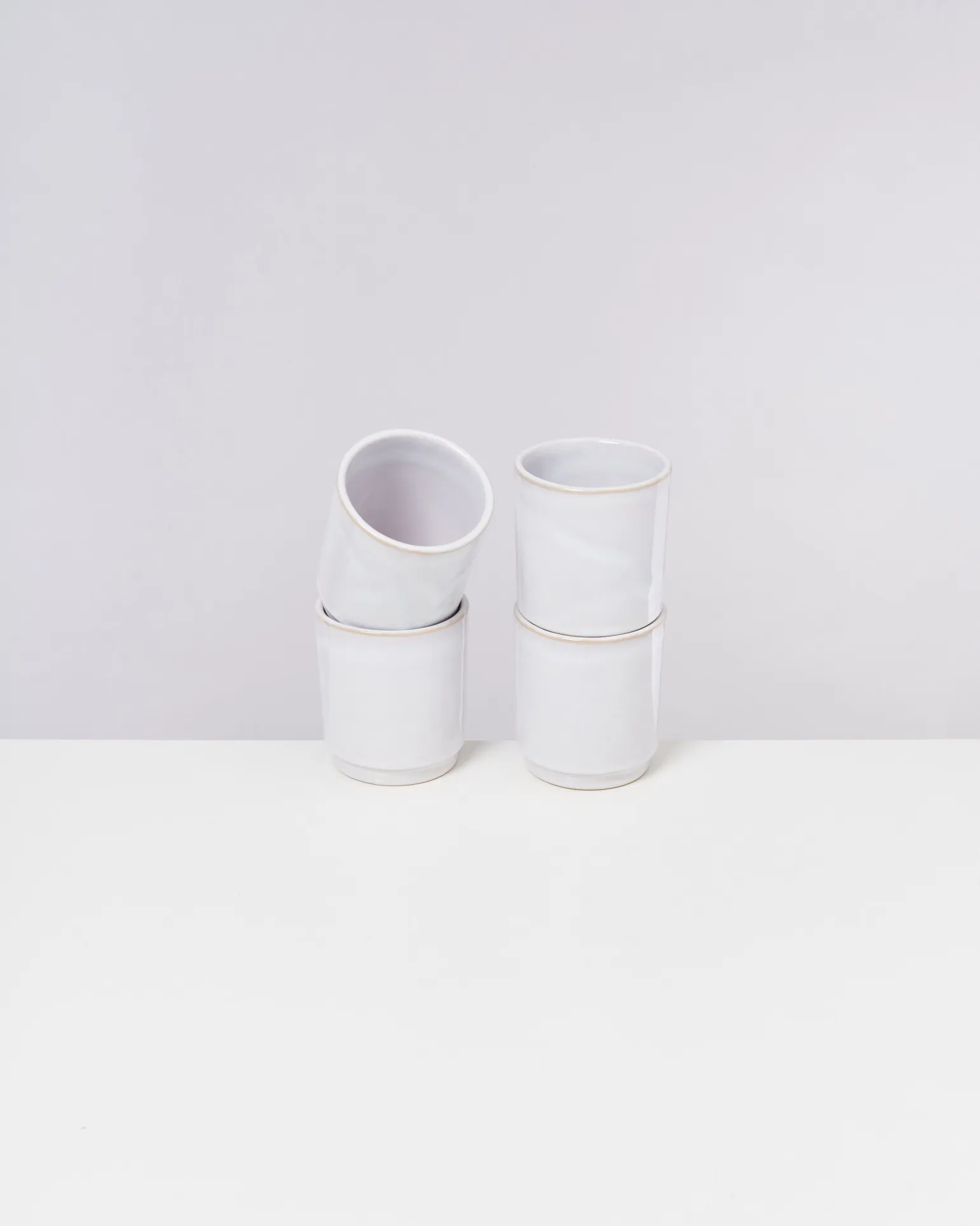 Cordoama Becher groß weiß 4er-Set