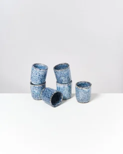 Cordoama Becher klein blau 6er-Set