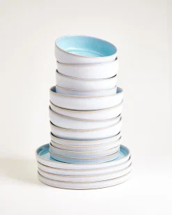 Cordoama Geschirr-Set aqua 16-teilig