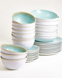 Cordoama Geschirr-Set classic mint 40-teilig