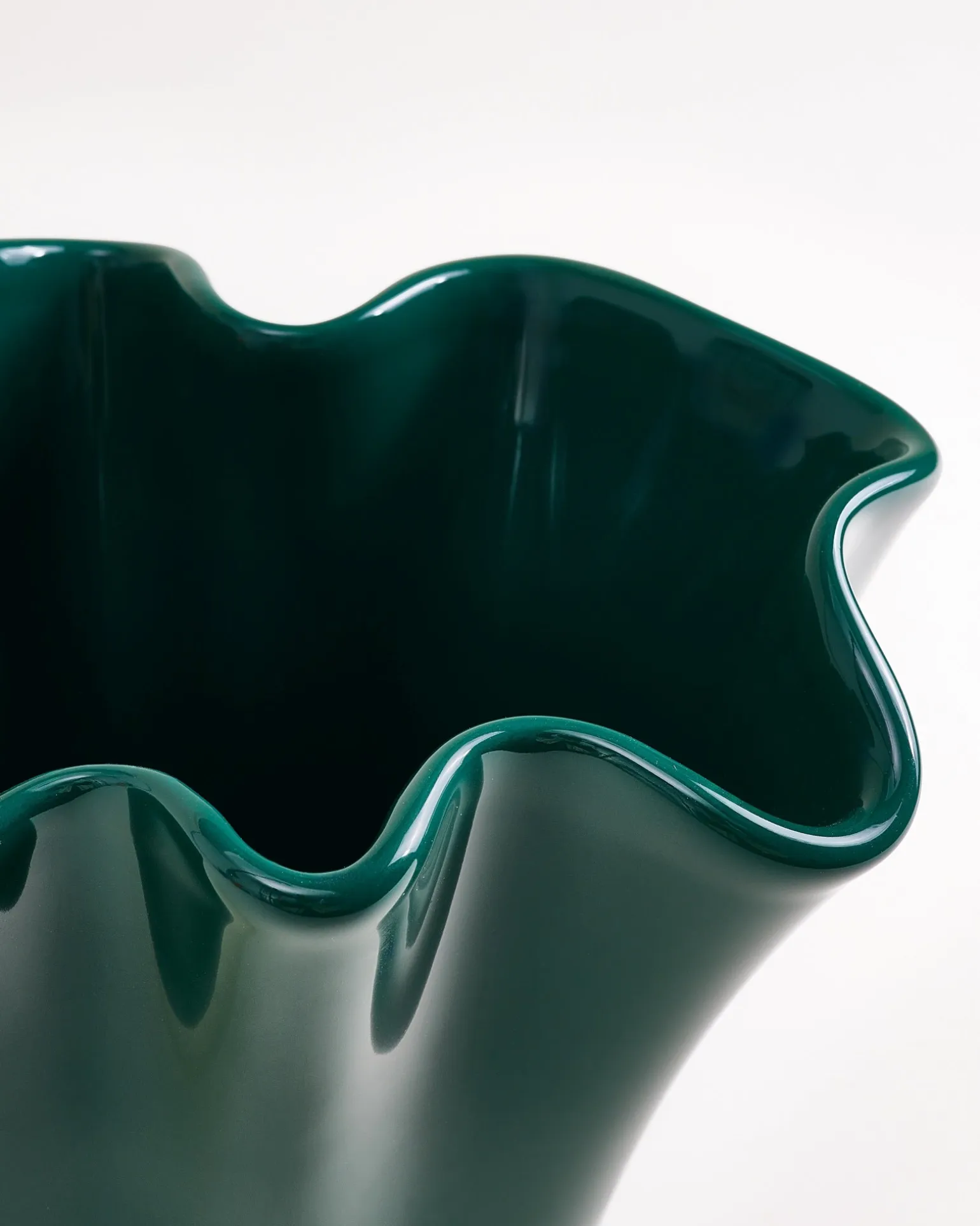 Duna Vase M dunkelgrün