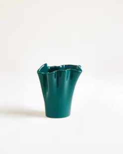 Duna Vase S dunkelgrün