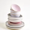 Geschirr-Set Endless Summer grau rosé 16-teilig