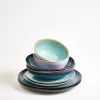 Geschirr-Set Ocean Vibes grünblau mint 8-teilig