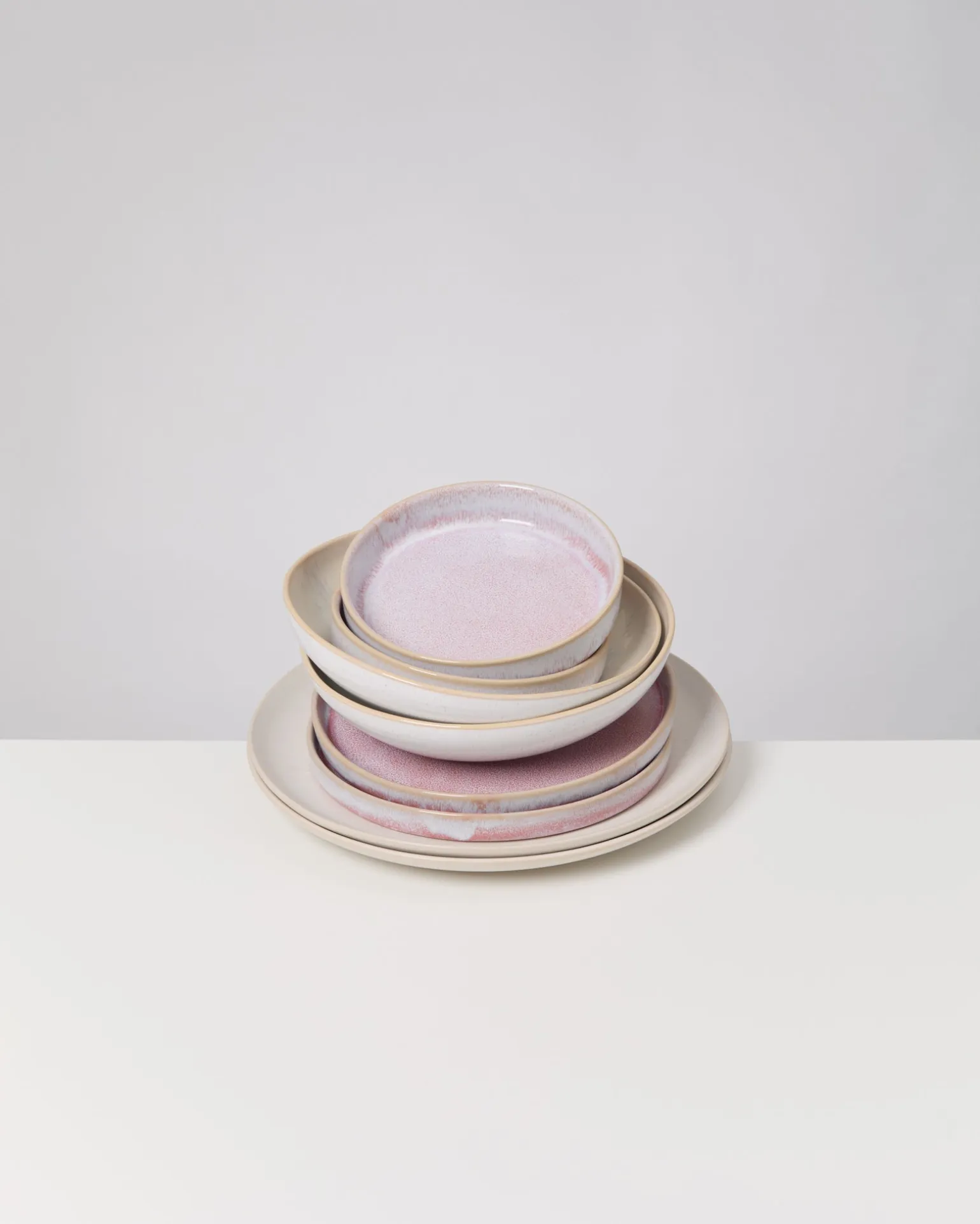 Geschirr-Set Pink sands rosé sand 8-teilig