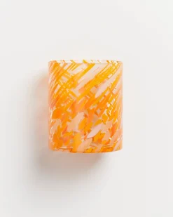 Joia Glas groß drops orange