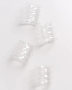 Joia Glas klein bubble transparent