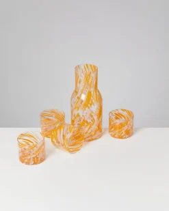 Joia Glas klein drops orange 5er-Set