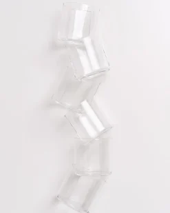 Joia Glas klein flower transparent 6er-Set