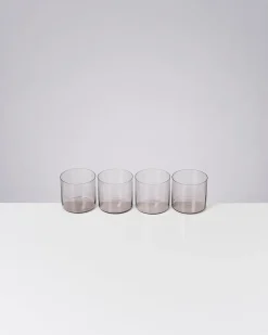 Joia Glas klein grau 4er-Set