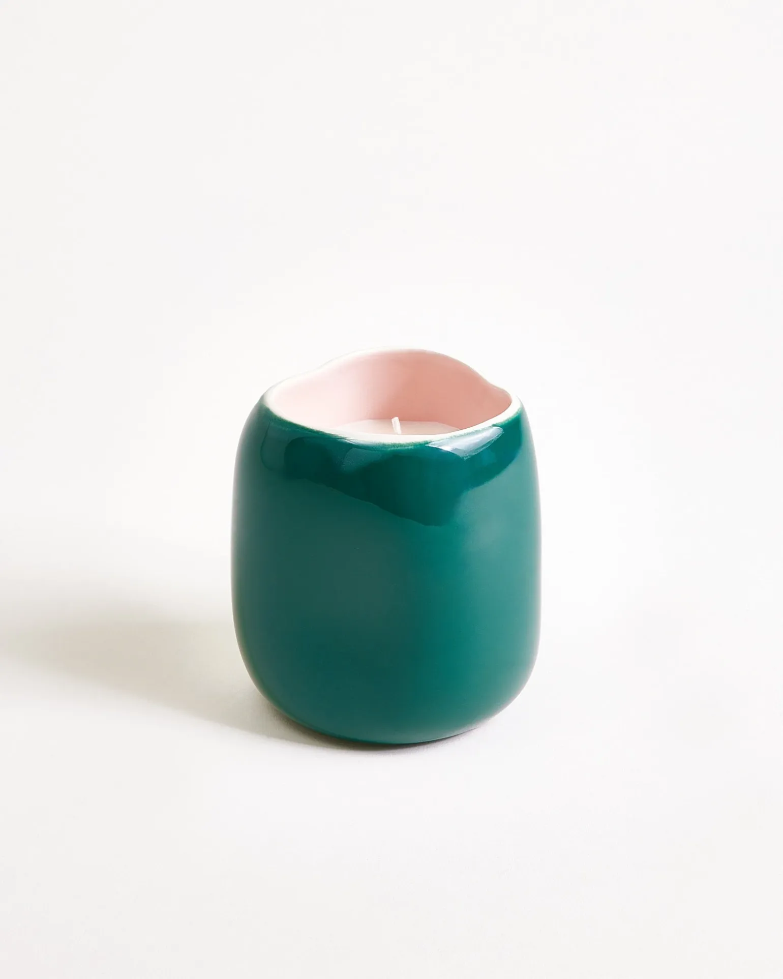 João Duftkerze Cedar Glow dunkelgrün rosé