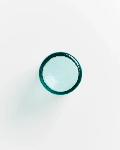 Leiria Glas klein riffled grün