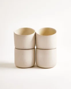 Lorosa Becher groß sand 4er-Set