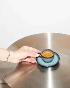 Madeira Espressotasse & Espressountertasse classic grünblau 4er-Set