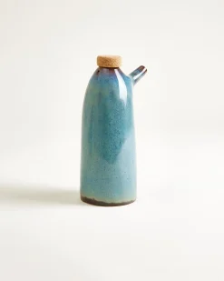 Madeira Essig- & Ölflasche grünblau