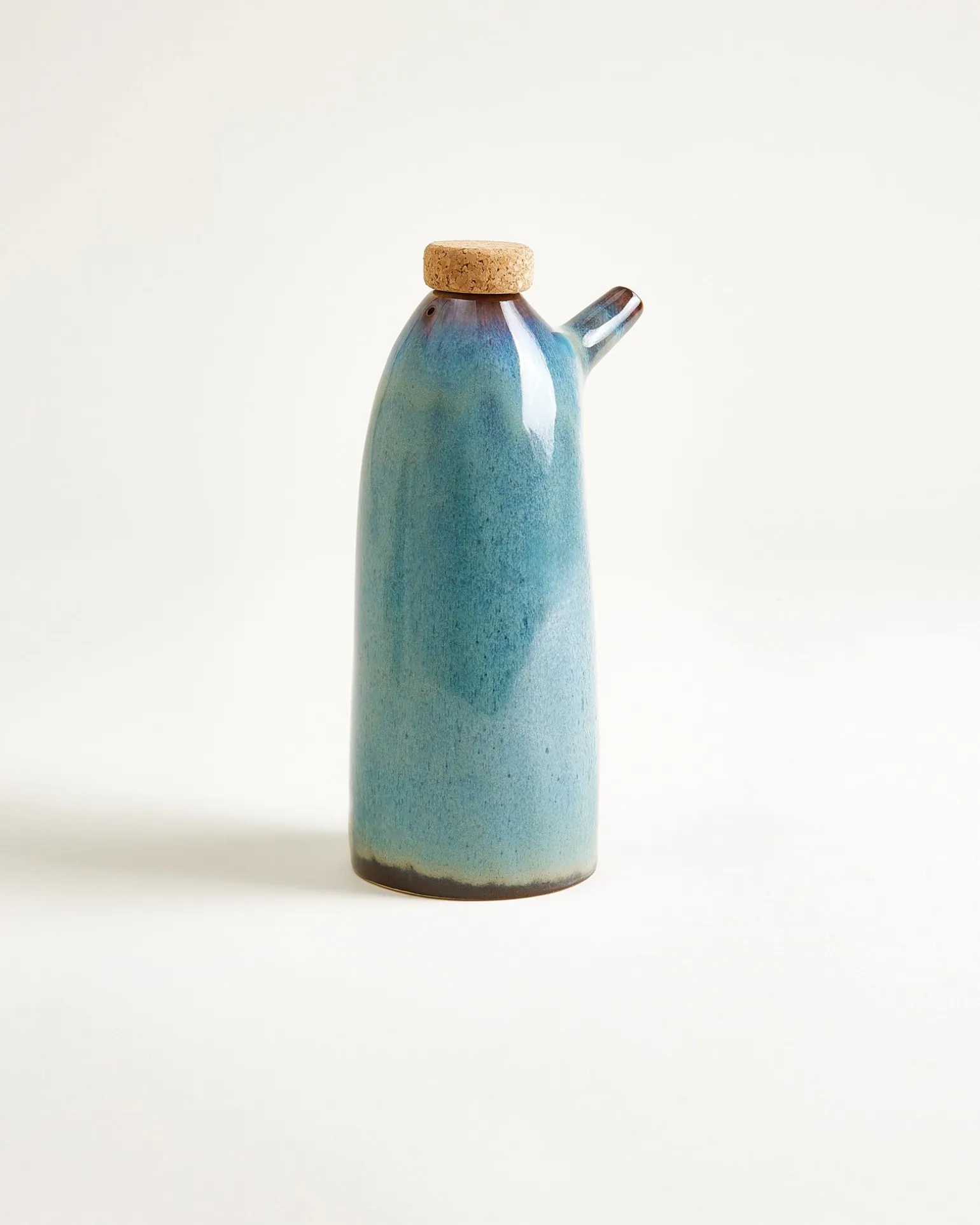 Madeira Essig- & Ölflasche grünblau
