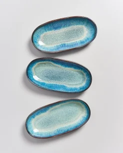 Madeira Servierplatte M grünblau