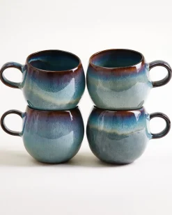 Madeira Tasse groß grünblau 4er-Set