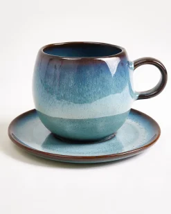 Madeira Tasse groß grünblau