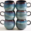 Madeira Tasse groß grünblau 6er-Set