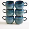 Madeira Tasse klein grünblau 6er-Set