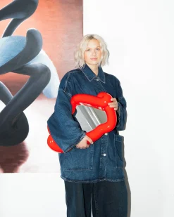MaM x Ju Schnee Spiegel rot