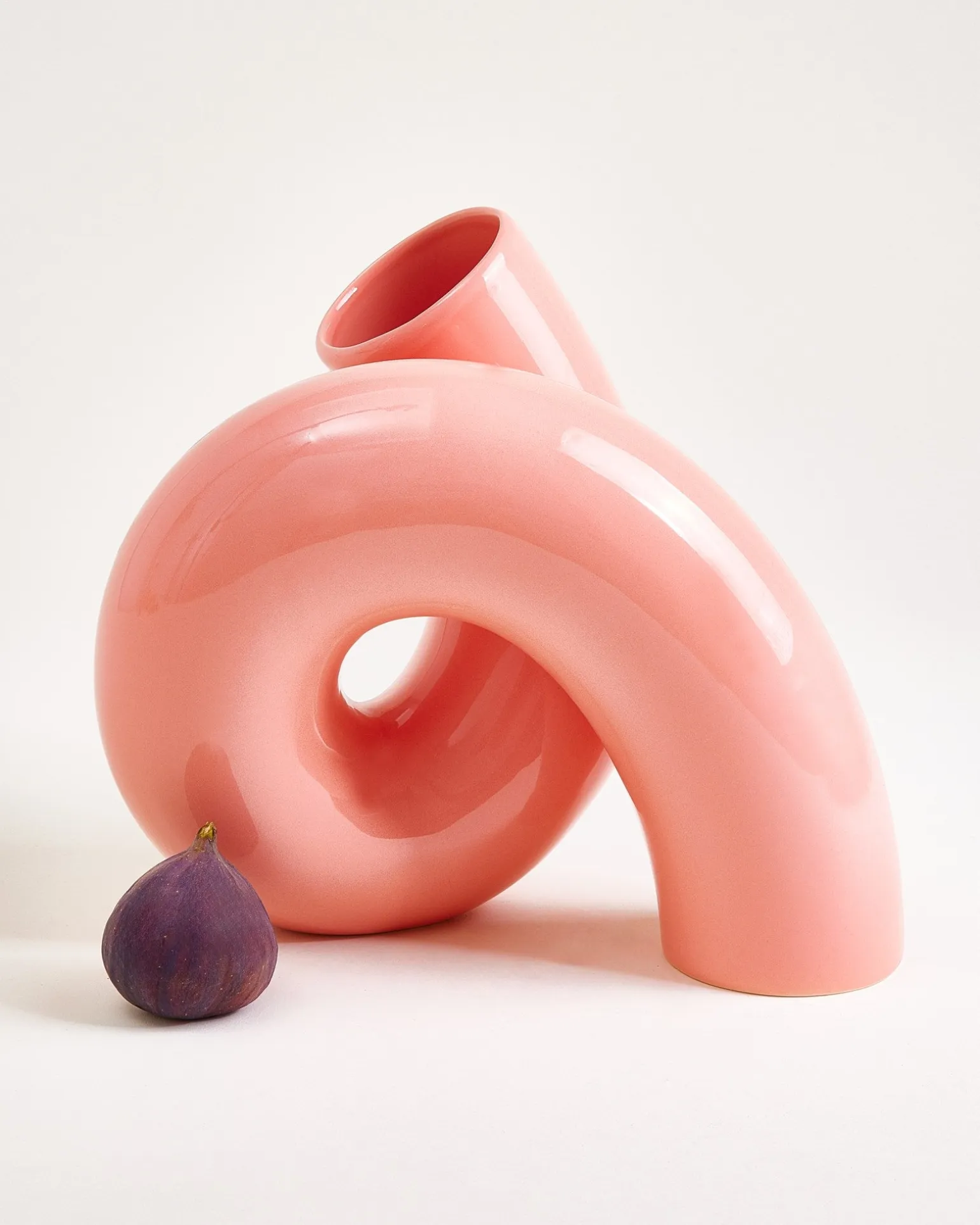 MaM x Ju Schnee Vase L rosa