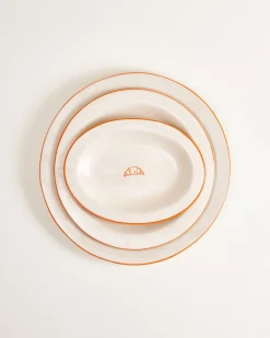 MaM x Sabre Paris Teller-Set orange 5-teilig