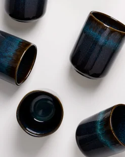 Melides Becher groß oceanblue 4er-Set