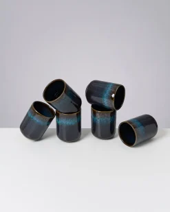Melides Becher groß oceanblue 6er-Set