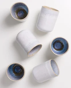 Melides Becher groß stoneblue