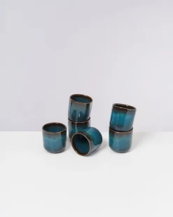 Melides Becher klein oceanblue 6er-Set