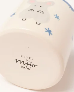 Miio Miini Becher groß Hippo weiß blau