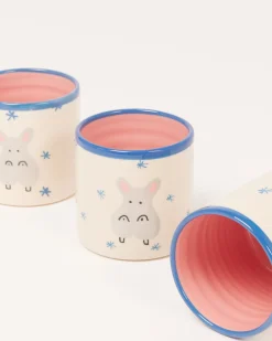 Miio Miini Becher groß Hippo weiß blau