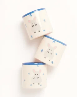 Miio Miini Becher groß Hippo weiß blau