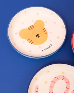 Miio Miini Pastateller Roar weiß blau