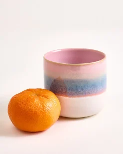 Nódoa Becher groß dipped rosa blau 4er-Set