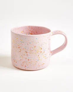 Nódoa Tasse groß gesprenkelt rosa