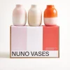 Nuno Vase 3er-Set rosa sand coral