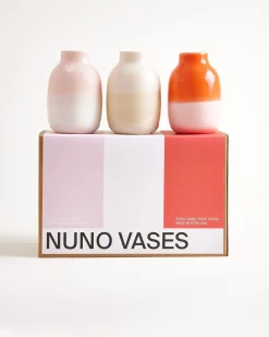Nuno Vase 3er-Set rosa sand coral
