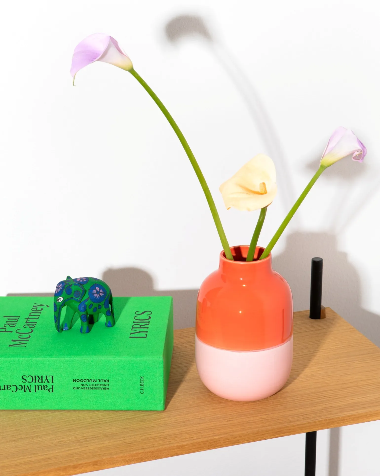 Nuno Vase M coral rosé