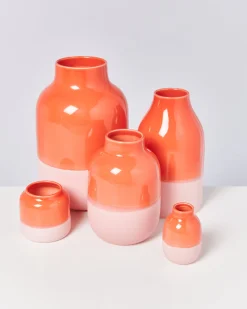 Nuno Vase M coral rosé