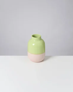 Nuno Vase M lime rosé